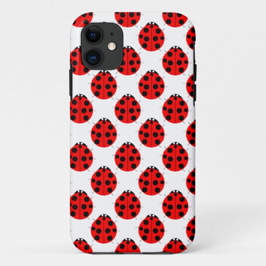 Niedliches neues rotes Marienkäfer-Designer iPhone Case-Mate iPhone Hülle (Rückseite)