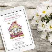 Niedliches neues Zuhause Housewarming-Party Einladung