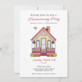 Niedliches neues Zuhause Housewarming-Party Einladung (Vorderseite)