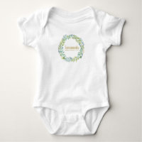 Niedliches Neugeborenes Säugling Baby Eucalyptus W