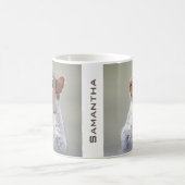 Niedliches neugieriges Eichhörnchen-Profil-Foto Kaffeetasse (Mittel)