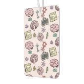 Niedliches neurowissenschaftliches Muster Autolufterfrischer (Links)