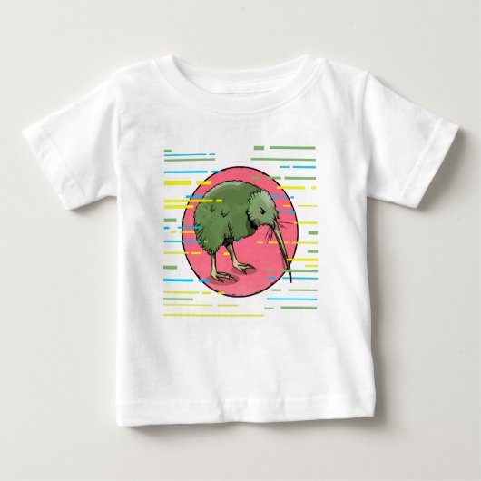 Niedliches Neuseeland Kiwi Baby T-shirt (Vorderseite)