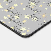 Niedliches Neutral Twinkle Twinkle Little Star Gam Schreibtischunterlage (Ecke)