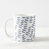 Niedliches neutrales Bauernmuster, Blätter Kaffeetasse (Links)