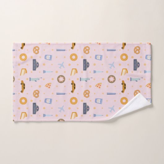 Niedliches New York City-Muster Handtuch (Handtuch)
