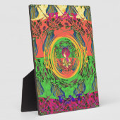 Niedliches Nice & Love floral Motiv Art Print Desi Fotoplatte (Seite)