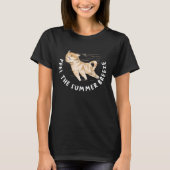 Niedliches Nickerchen lustig Humorvolles Katzen Sc T-Shirt (Vorderseite)