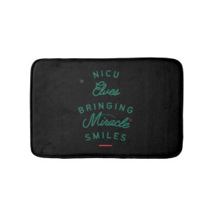 Niedliches NICU-Weihnachtsdesign Badematte