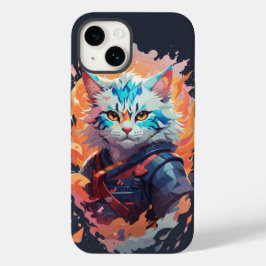 Niedliches Ninja Cat Warrior Design Case-Mate iPhone 14 Hülle
