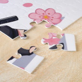 Niedliches Ninja-Kriegerblümchen Puzzle (Seite)