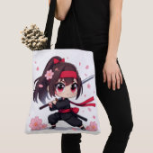 Niedliches Ninja-Kriegerblümchen Tasche (Von Nahem)