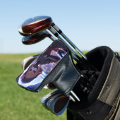 Niedliches Ninja-Kriegermädchen Golf Headcover (In Situ)