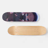 Niedliches Ninja-Kriegermädchen Skateboard (Horizontal)
