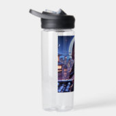 Niedliches Ninja-Kriegermädchen Trinkflasche (Rechts)