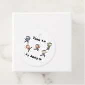 Niedliches Ninja Warrior Kindergeburtstag Gastgesc Geschenkanhänger (Beispiel)