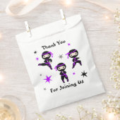 Niedliches Ninja Warrior Kindergeburtstag Gastgesc Geschenktütchen (Ausgeschnitten)