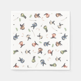 Niedliches Ninja Warrior Kindergeburtstag Party An Serviette