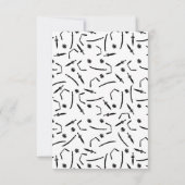 Niedliches Ninja Warrior Kindergeburtstag Party Dankeskarte (Rückseite)