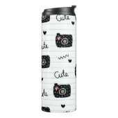 Niedliches Nockenpapier Thermosbecher (Nach links gedreht)