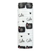 Niedliches Nockenpapier Thermosbecher (Rückseite)