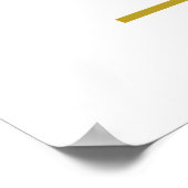 Niedliches "North Pole Business"-Schild Poster (Ecke)