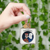 Niedliches Nostradamus Llama Motivierend Zitat Schlüsselanhänger (Hand)