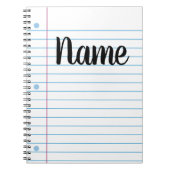 Niedliches Notebook-Background Design Tote Bag Notizblock (Vorderseite)