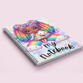 Niedliches Notebook / farbiges Rainbow-Notebook Notizblock