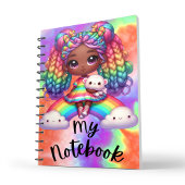Niedliches Notebook / farbiges Rainbow-Notebook Notizblock