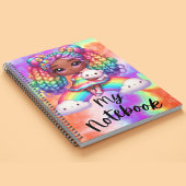 Niedliches Notebook / farbiges Rainbow-Notebook Notizblock
