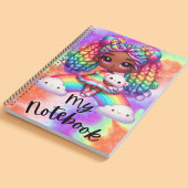 Niedliches Notebook / farbiges Rainbow-Notebook Notizblock