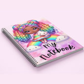 Niedliches Notebook / farbiges Rainbow-Notebook Notizblock