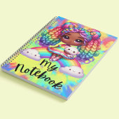 Niedliches Notebook / farbiges Rainbow-Notebook Notizblock