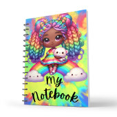 Niedliches Notebook / farbiges Rainbow-Notebook Notizblock