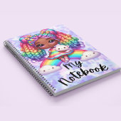 Niedliches Notebook / farbiges Rainbow-Notebook Notizblock