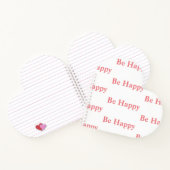 Niedliches Notebook mit guter Nachricht Notizblock (Innenseite)