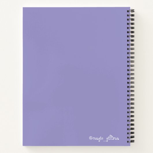 niedliches Notebook Notizblock (Rückseite)