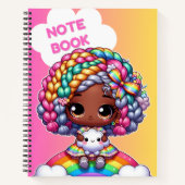 Niedliches Notebookdesign/ Chibi Notizblock (Vorderseite)
