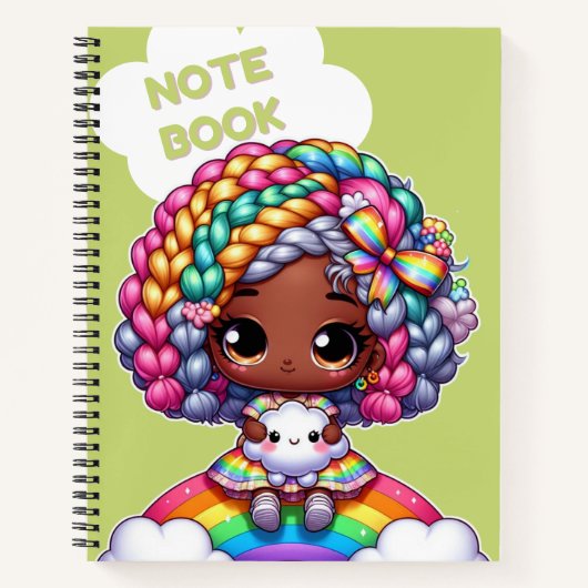 Niedliches Notebookdesign/ Chibi Notizblock (Vorderseite)