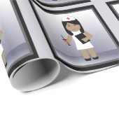 Niedliches Nurve 1 Wrapping Paper Geschenkpapier (Rolleneckpunkt)