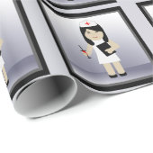 Niedliches Nurve-2-Wrapping-Papier Geschenkpapier (Rolleneckpunkt)