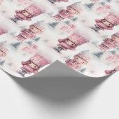 Niedliches Nutcracker Weihnachtsmuster Geschenkpapier (Ecke)