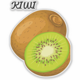 Niedliches Obst Groß, 8 Zoll x 8 Zoll Vinyl Sticke Aufkleber