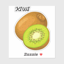 Niedliches Obst Groß, 8 Zoll x 8 Zoll Vinyl Sticke Aufkleber