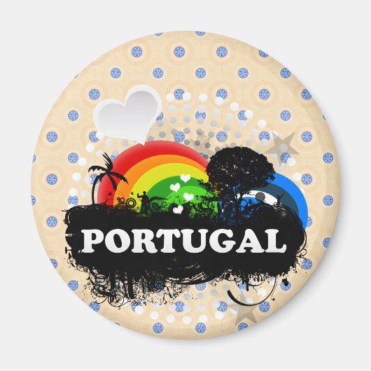 Niedliches Obst Portugal Magnet (Vorne)