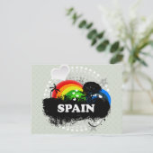 Niedliches Obst Spanien Postkarte (Stehend Vorderseite)