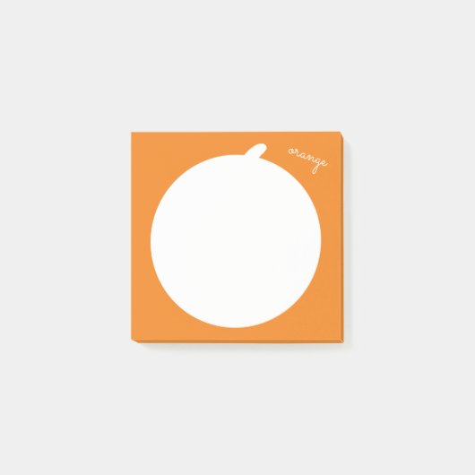 Niedliches Obst und Gemüse Post-it Klebezettel (Vorderseite)