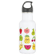 Niedliches Obst Wasserflasche