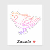 Niedliches Ochsen Aufkleber (Blatt)